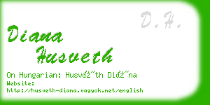 diana husveth business card